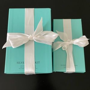 Tiffany & co silver care kit & silver polishing cloth